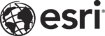Logo Esri, entreprise spécialisée en logiciels de systèmes d'information géographique